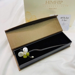 Trâm Cài Tóc HimHip Bích Điệp Dị Châu Thanh Lịch 18cm Kèm Hộp Phụ Kiện Áo Dài