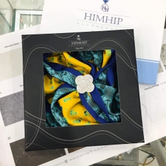 Cài Khăn Kẹp Khăn HimHip Size To Hoa 4 Cánh May Mắn HKCC Đính Phale 3cm