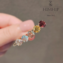 Kẹp Mái HimHip Đính Đá Phale Nhiều Màu Sắc Sang Trọng 4.5cm