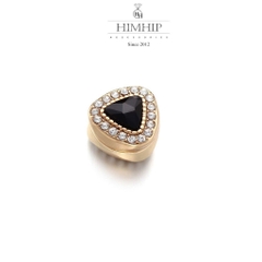 Pin Cài Tự Hít HimHip Đá Nhiều Màu Sang Trọng HKCC Đính Phale 1.5cm