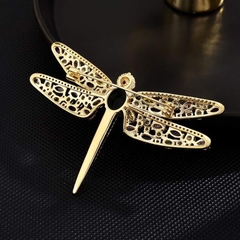 Trâm, Ghim Cài Áo HimHip Chuồn Chuồn Cánh Nhiều Màu Sang Trọng 4,5*6,5cm