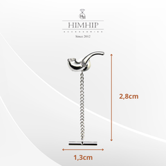 Pin Cài Áo HimHip Tẩu Thuốc Cá Tính HKCC Đính Phale 1.3x2.8cm