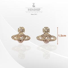 Khuyên Tai Ngắn HimHip Hành Tinh Thanh Lịch HKCC Đính Phale 1.5cm