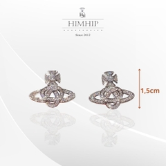 Khuyên Tai Ngắn HimHip Hành Tinh Thanh Lịch HKCC Đính Phale 1.5cm