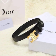 Dây Lưng HimHip Da Thật Mặt Chữ C Sang Trọng 2.5x99cm
