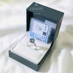 Nhẫn Freesize HimHip Bạc 925 Phối Đá Moissanite