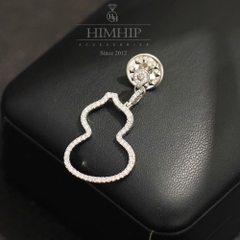 Pin Cài Áo HimHip HKCC Bình Hồ Lô Phale Lấp Lánh 4*2.2cm