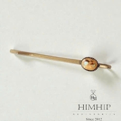 Kẹp Mái HimHip HKCC Dáng Mảnh Đính Hạt Cổ Điển 5.5cm