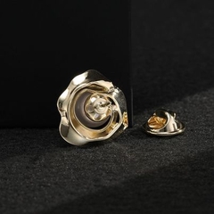Pin Cài Áo HimHip Hoa Hồng Nhụy Trai Sang Trọng HKCC Đính Phale 2*2cm