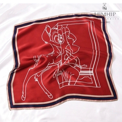 Khăn Lụa Cao Cấp HimHip 53x53cm Khăn Quàng Quà Tặng Khăn - 37