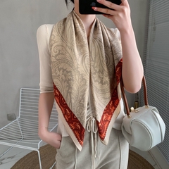 Khăn Lụa Cotton Khổ Vuông 90*90cm - 21