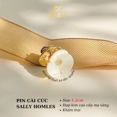 [Thiết Kế] Pin Cài Cúc HimHip HKCC Hoa Đơn Sally 1.2cm