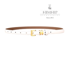 Dây Lưng HimHip Da Thật Chữ H Vàng Sang Trọng 1.6x102cm