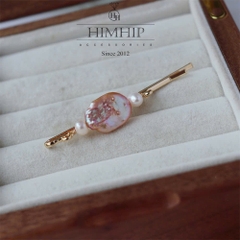 Kẹp Mái HimHip HKCC Phối Mặt Trai Dị Trai Sang Trọng 6x0.2cm