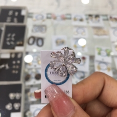 [Noel] Pin Cài Áo HimHip Hoa Tuyết Sang Trọng HKCC Đính Phale 2x2cm