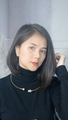 Kiềng Cổ HimHip Trai Thật Song Ngọc Mãn Đường Sang Trọng 15cm Phụ Kiện Áo Dài