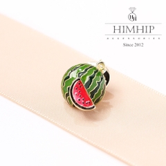Pin Cài Áo HimHip Quả Dưa Hấu Dễ Thương HKCC Phủ Bóng 2cm