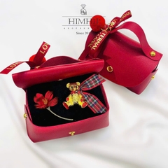 Set Quà Valentine 8/3 HimHip Cài Áo Kèm Túi Thiệp - 833