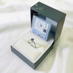 Nhẫn Freesize HimHip Bạc 925 Phối Đá Moissanite