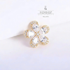 Set Quà HimHip Khăn Lụa Cao Cấp 53*53cm & Cài Áo Kèm Túi Hộp Thiệp - 1138