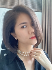 Vòng Cổ HimHip Trai Thật Mix Mặt Hoa Hồng Mix Phale Sang Trọng 60+0cm