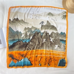 Khăn Lụa Mềm Vuông 90*90cm - 56