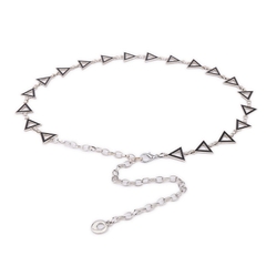 Dây Lưng Hợp Kim Cao Cấp Hình Tam Giác Thanh Lịch 1*105cm