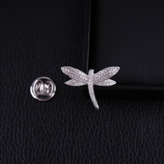 Pin Cài Áo HimHip Nam Nữ Chuồn Chuồn Nhỏ Thanh Lịch HKCC Đính Phale 2*2,5cm