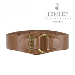 Dây Lưng HimHip Da Thật Mix Chun Khóa Móc Sang Trọng 5x78cm