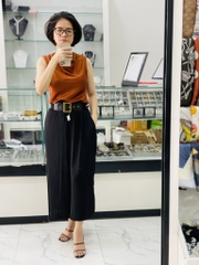 Dây lưng da miếng 1mặt khoá tròn sang trọng 5.2-6.6*98cm