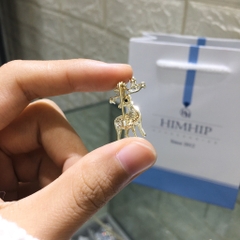 Pin Cài Áo HimHip Hươu Sao Sang Trọng HKCC Đính Phale
