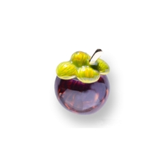 Pin Cài Áo HimHip Quả Măng Cụt Đáng Yêu HKCC Phủ Bóng 1,3*1,8cm