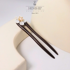 Set Quà HimHip Khăn Lụa Vuông 70x70cm & Cài Khăn, Khuyên Tai, Trâm Cài Tóc Kèm Túi Hộp Thiệp - 655