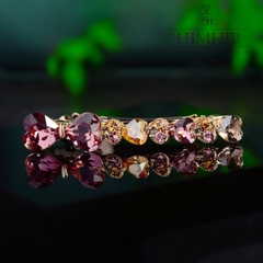 Kẹp Bấm HimHip HKCC Đính Phale Trái Tim Sang Trọng 0.7x7cm