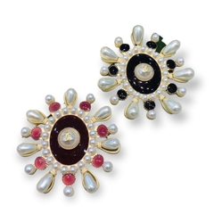 Trâm, Ghim Cài Áo HimHip Chữ X Nhỏ Mặt Tròn Thanh Lịch HKCC Mix Trai 6cm