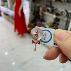 Trâm, Ghim Cài Áo Nhỏ HimHip Kẹo Lollipop Hồng Đáng Yêu HKCC Đính Phale 1,5cm