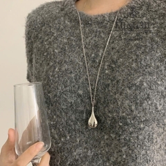 Vòng Cổ HimHip Titan Charm Giọt Nước Phối Dây Nhỏ Thời Trang 70+6cm