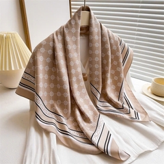 Khăn Lụa Cotton HimHip 90x90cm Khăn Quàng Quà Tặng Khăn - 62