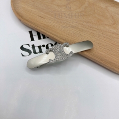 Kẹp Mỏ Vịt HimHip HKCC Đính Phale Chữ 2 C Thanh Lịch 9x2cm