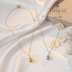 Vòng Cổ HimHip Titan Charm Giọt Nước Phối Dây Nhỏ Thời Trang 70+6cm