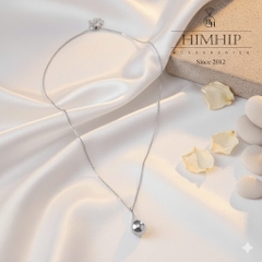 Vòng Cổ HimHip Titan Charm Giọt Nước Phối Dây Nhỏ Thời Trang 70+6cm