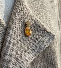 Pin Cài Cúc HimHip HKCC Dứa Phale Nhỏ 3*1.7cm