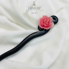 Trâm, Ghim Cài Tóc HimHip Hoa Mẫu Đơn Thanh Lịch 15cm Hộp Phụ Kiện Áo Dài