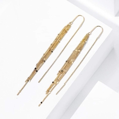 Khuyên Tai Dài HimHip Kết Tua Rua Quý Phái HKCC 9cm