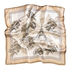 Khăn Lụa Cao Cấp HimHip 65x65cm Khăn Quàng Quà Tặng Khăn - 53