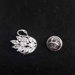 Pin Cài Áo HimHip Thiên Nga Đen Trắng Thanh Lịch HKCC Đính Phale 2*2,5cm