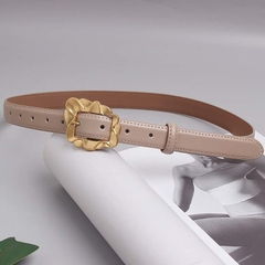 Dây Lưng HimHip Da Thật Khóa Kim Loại Hoạ Tiết Cổ Điển 2.5x102cm