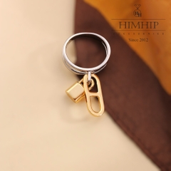 Cài Khăn Ống HimHip Size To Charm Ổ Khóa Nhỏ Thanh Lịch HKCC 2x2cm