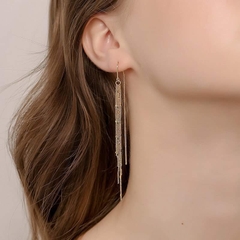 Khuyên Tai Dài HimHip Kết Tua Rua Quý Phái HKCC 9cm