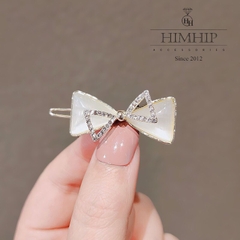 Kẹp Mái HimHip Đính Đá Phale Hình Chiếc Nơ Xinh Xắn 2x5cm